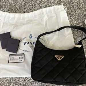 Prada Black Quilted Women's Bag